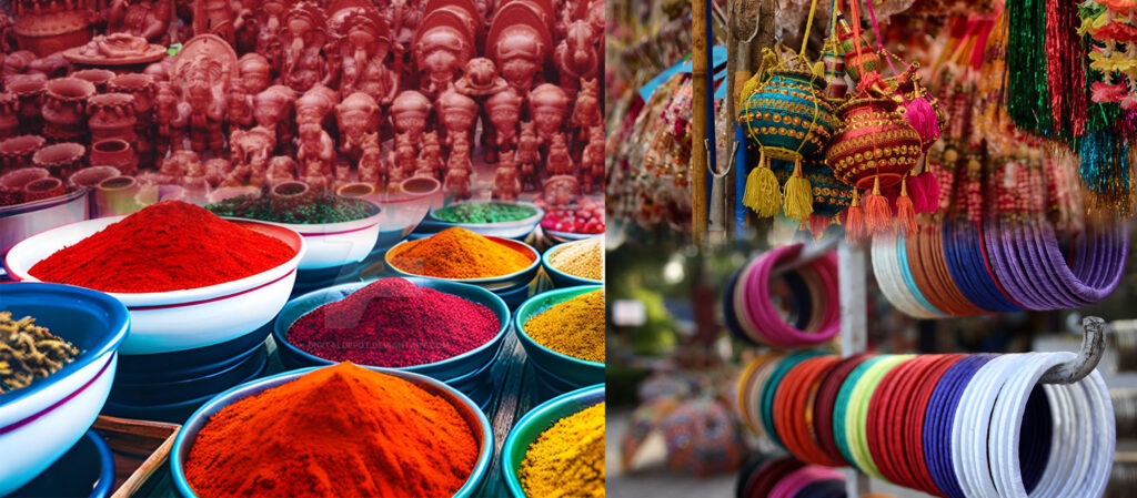 Street shopping in Delhi